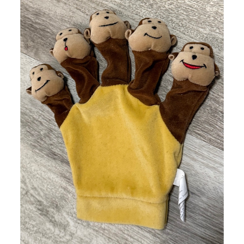 Bendon Five Silly Monkeys‎ Hand Glove Puppet Toy 2015